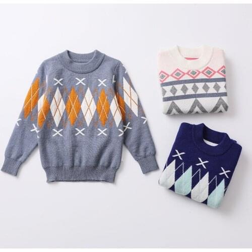 New Winter High Quality Cashmere Sweater for Kids Pullover Sweater Warm Children Cardigan Girls Wool Sweater Jumper 90-160cm