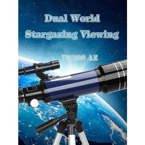 Professional Zoom Astronomical Telescope 70400 Wide Angle Powerful Telescope Night Vision Deep Space Star Moon View Monocular