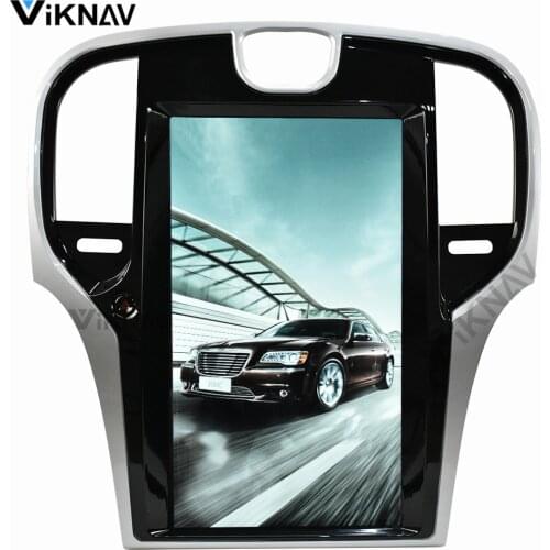 Vertical screen car multimedia player for Chrysler 300C 2013-2019 auto radio stereo DVD player GPS navigation head unit 13.3