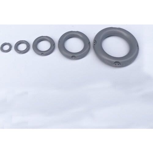 10PCS Marine Simulated Lifebuoy Diameter 7.5/10/15/22/30mm Miniature Ring ABS Micro Buoy Cork Hoop for RC Boat Model
