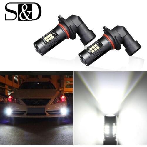 2Pcs 9006 HB4 LED Bulb 1200LM Car Fog Lights Auto LED Bulbs 3030 White Daytime Running Lights DRL 6000K 12V LEDs Driving Lamp