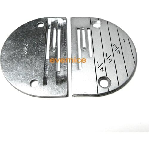 2 Pcs Needle Plate 12482 For Singer 220U2 220U3 191D 431F200A 491D 591D 1591D
