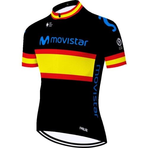 2020 movistar cycling jersey Racing tenue cycliste homme quick dry Short Sleeve bike jersey men mtb Bike Jersey