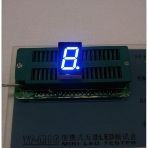 Free Ship 100pc Common cathode 0.5inch digital tube 1 bit digital tube display Blue digital led tube Factory direct