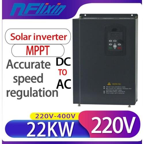 Free Shipping! NF9100 Vector Control Frequency Converter 3 phase 220Voutput 22KW Solar pump inverter with MPPT control