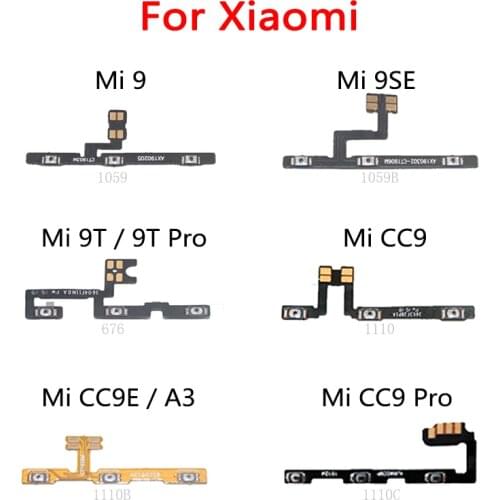 Power Button Switch Volume Button Mute On / Off Key Flex Cable For Xiaomi Mi CC9 Pro CC9E A3 9T 9 9SE / Mi 10 PRO