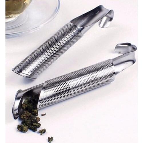 Curved Handle 304 Stainless Steel Tea Tube