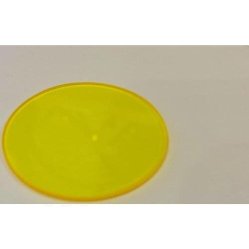 JB490 size diameter 55mm and 2mm thick 490nm longpass filter