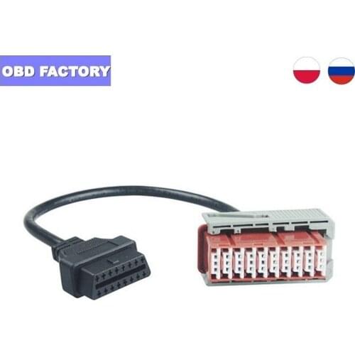PSA 30 Pin Lexia3 30 Pin Cable to OBD2 16 Pin Cable Lexia3 PP2000 for Peugeot for Citroen Lexia 3 30 Pin Cable