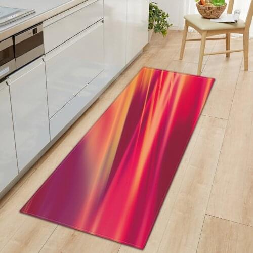 Kitchen Mat Bath Carpet Floor Mat Home Entrance Doormat Printed Bedroom Living Room Mats Modern Kitchen Rug Washable Carpets