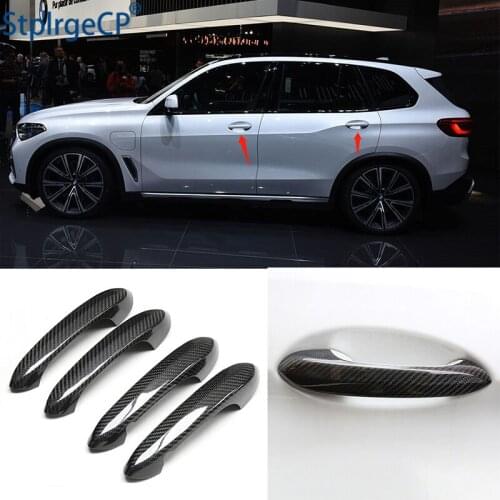 For BMW x5 G05 M50i xDrive40i xDrive30d xDrive 30i 40i 2019 2020 Accessories 100% real carbon fiber Auto outer door handle cover