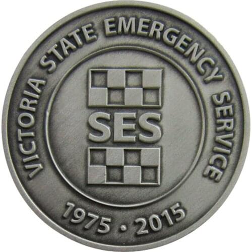 Wholesale manufacturers Round Antique Silver Commemorative Coin