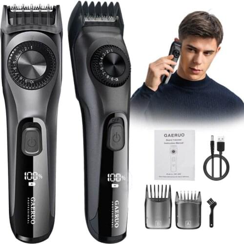 Adjustable Beard Trimmer for Men Professional Mens Hair Trimmer with 2 Combs