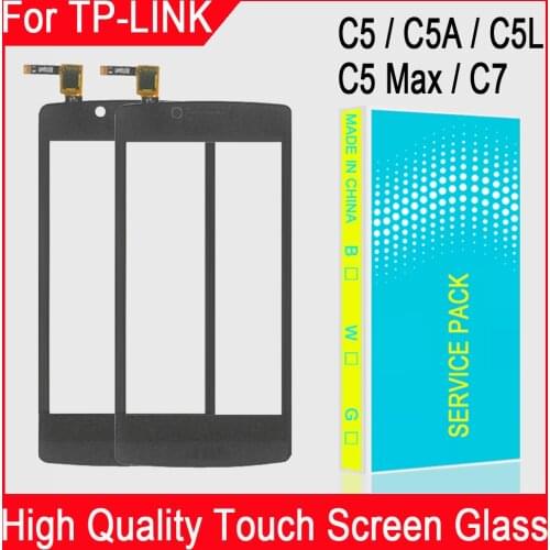 Mobile Phone TouchScreen For TP-Link Neffos C5 C5A C5L C5 MAX Touch Screen Glass Digitizer Panel Lens Sensor Repair