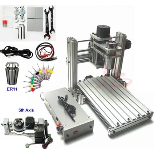USB 5 Axis 4020 CNC Wood Router 2040 400W CNC Engraving Cutting Machine 3 4 Axis PCB Milling Machine