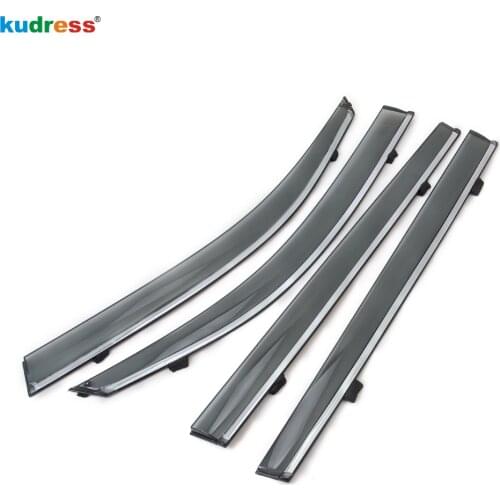 For Volkswagen For VW Teramont Atlas 2017 2018 2019 2020 Window Deflectors Wind Deflector Sun Guard Rain Vent Visor Cover Trim