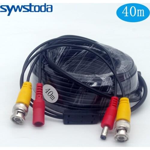 40M High quality BNC Video Cable Security CCTV Camera DC Power Copper core AHD Surveillance DVR System Installation Accessories