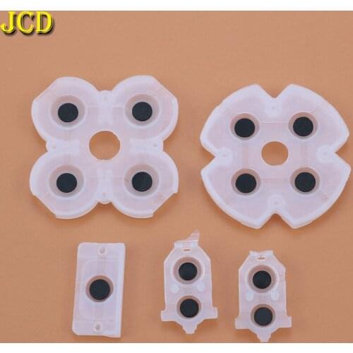 JCD 1Pair=5PCS For Sony Playstation 4 PS4 Controller Handle Conductive Silicone Rubber Pads for Dualshock 4 JDS-030 D Pad Button
