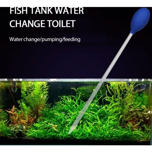 1pc 2 Colors Fish Tank Feeding Tube 30CM Acrylic Water Changer Glass Fish Tank Coral Feeder Coral Frain Drip Tube Feeding Tool