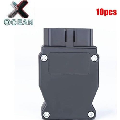 10pcs OBD Plug Adapter For BMW Enet Ethernet To OBD2 RJ45 Interface E-SYS ICOM Coding F-series Interface Connector Diagnostic