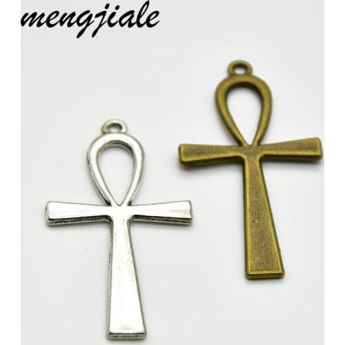 10pcs Big Anke cross Charms fit necklace bracelet pendant DIY handmade accessories 54 * 28mm