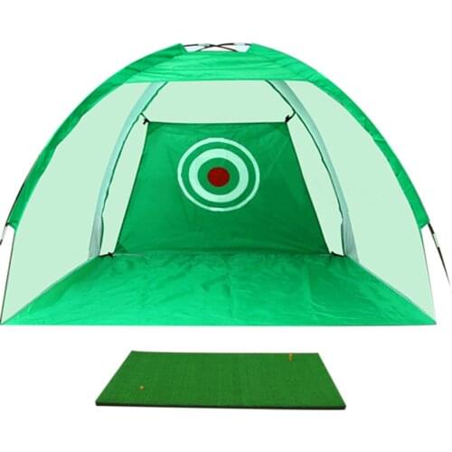 2m Foldable Golf Training Net Golf Swing Trainer Training Net Portable Golf Swing Hitting Exercise Golf Practice Net