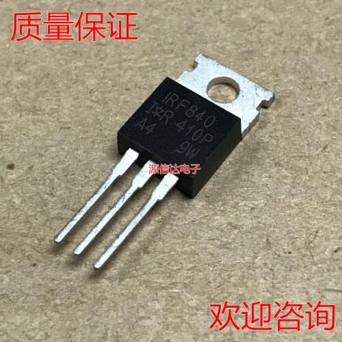 New imported IRF840 IRF840PBF TO-220 500V / 8A / 0.85 en channel field effect tube