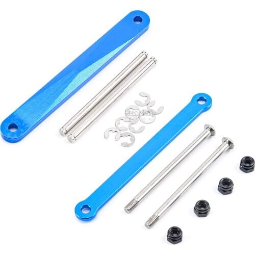 Aluminum Tie Bar and Suspension Hinge Pins for 2WD Traxxas Rustler VXL Slash Stampede Bandit Nitro Sport Replacement 2532 2640