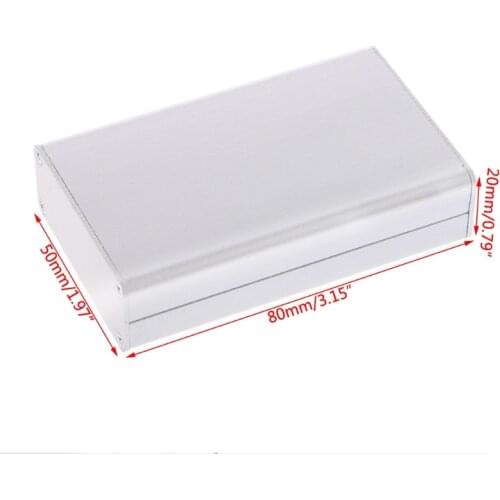 Aluminum Project Box Enclosure Case Electronic DIY Instrument Case 80x50x20mm