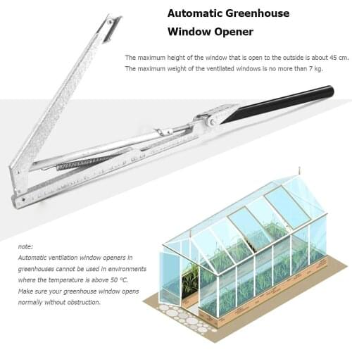 Solar Heat Sensitive Automatic Greenhouse Vent Opener Auto Vent Kit For All Greenhouses Agriculture Garden Tools CSV Dropshippin