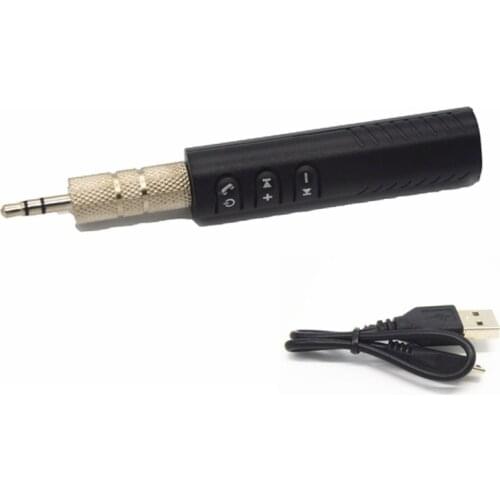 Wireless Bluetooth Aux Audio Receiver Adapter 4.1 Bluetooth Handsfree Car Kit 3.5mm jack Aux Bluetooth Hands Free &Clip