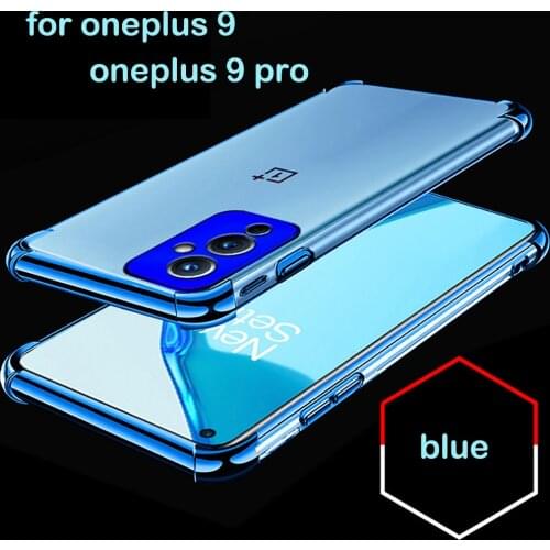 For ONEPLUS 9 9 Pro Airbag Case Ultra Thin colorful Soft TPU Silicone Slim Skin Anti-fall Case For ONE PLUS 9 9 PROCover
