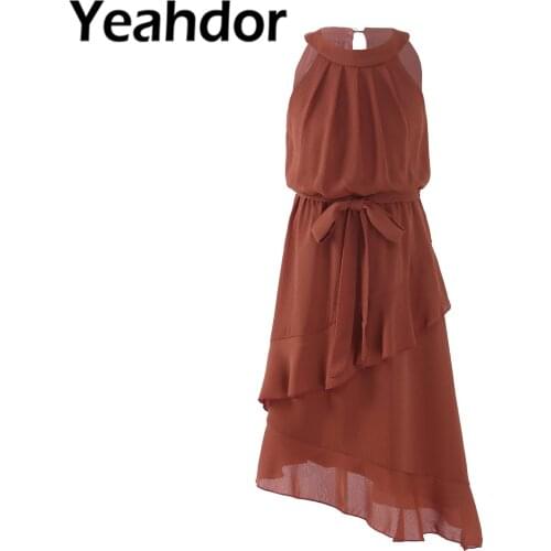 Flower Girls Dresses Childrens Summer Dress Kids Chiffon First Communion Clothing for Girls Pageant Birthday Wedding Party Dress