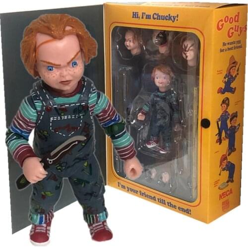 4inch 10cm In Stock NECA Figure Childs Play Good Guys Ultimate Chucky PVC Action Figure Collectible Model Toy
