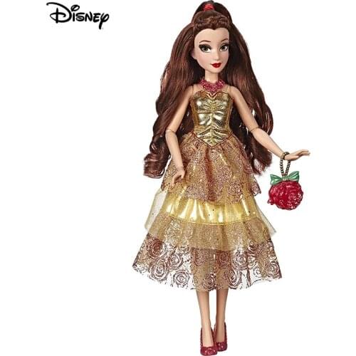 Disney Princess Style Series Belle Action Figure Model Doll in Contemporary Style with Purse & Shoes Collectible Model Toy E8398