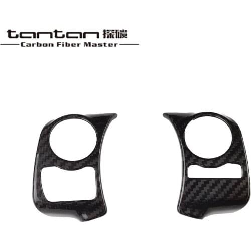 Steering Wheel Cover Carbon Fiber Parts Applicable For LEXUS NX 200 IS 300 RC F Interior Accessories Stickers