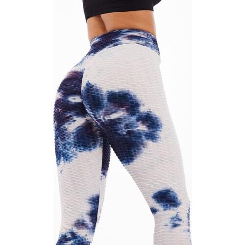 NORMOV Casual Women Leggings Tie Dye High Waist Polyester Jeggings Sexy Skinny Workout Fitness Leggings Feminina
