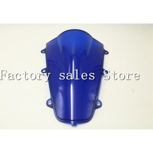 HotSale For Honda CBR 1000 RR CBR1000RR 2017-2018 blue Windshield WindScreen Double Bubble CBR 1000RR 17 18