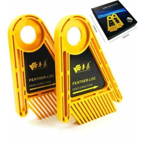 Multi-purpose Double Featherboards Feather Loc Board for Table Saws Router And Tables Fences Tools Miter Gauge Slot Woodwork DIY