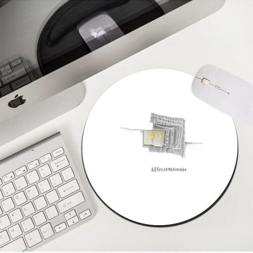 MRGLZY Drop Shipping Kawaii Small Mouse Pad Genshin Impact Gamer MousePad White DeskMat Non-slip Rubber PC Gaming Accessories