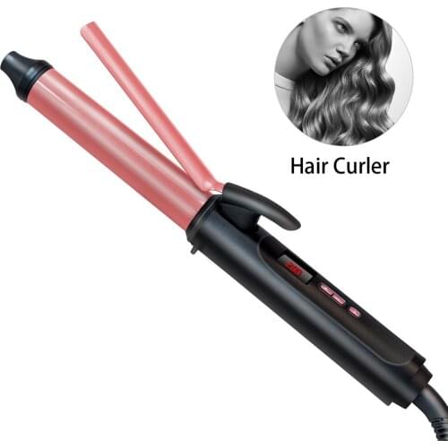 Newest Portable Curling Iron Tourmaline Ceramics Hair Curler Professional Hair Styling Tool for All Hair Types
