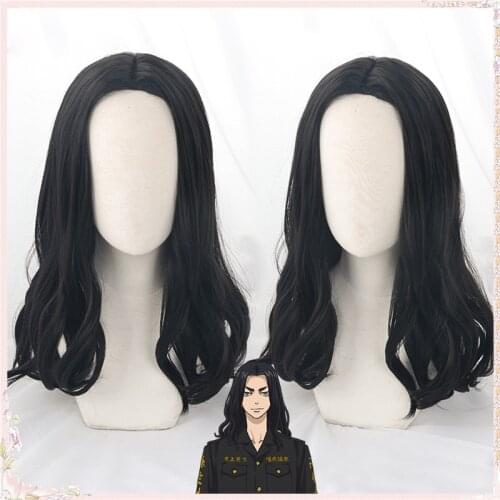Anime Tokyo Revengers Cosplay Baji Keisuke Wig Black Hair Male Tokyo Revengers Cosplay Baji Keisuke Wig