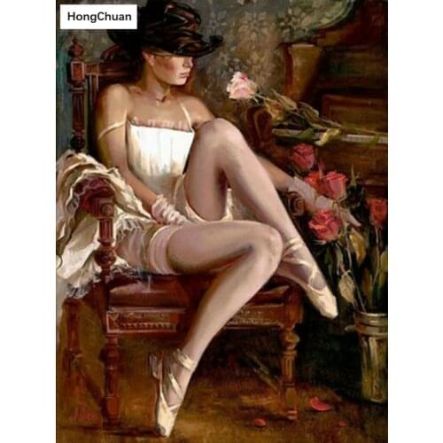 Sexy woman Christmas gift 5D DIY square/round diamond painting cross stitch needlework mosaic diamond thorn show home decoration