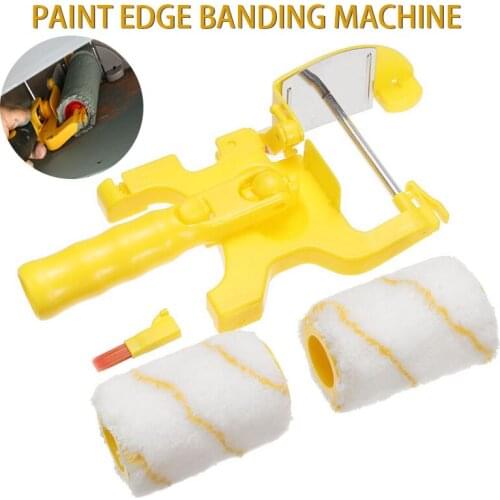 Portable Home Wall Ceilings Brush Clean-cut Paint Edger Roller Brush Safe Handle Tool Paint Improvement Tool