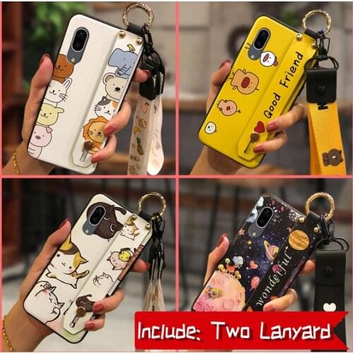 Shockproof Soft Case Phone Case For Sharp Aquos Sense3 Lite/Sense3/One S7 Lanyard Cover Durable Cute