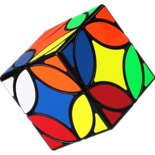 QiYi Mofangge Copper Coin Cube Strange Shape Ancient Coin Magic Cube Funny Speed Cube Puzzle Educational Toy for Children