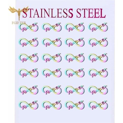 Romantic Lovers Earrings Forever Love Earrings Best Anniversary Gift for Couples Wholesale of Colored Stainless Steel Jewelry