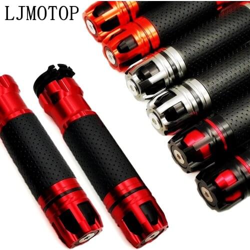Universal Motorcycle handle Motorbike handlebar ends CNC 7/8'' 22MM For Honda Hornet 250 cb400 Hornet CB599 Hornet CB600 CB919