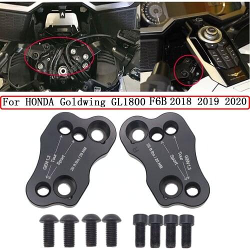Motorcycle handlebar clamp raises and extends handlebar mount For HONDA Goldwing GL1800 2018 2019 2020 F6B 2018 2019 2020