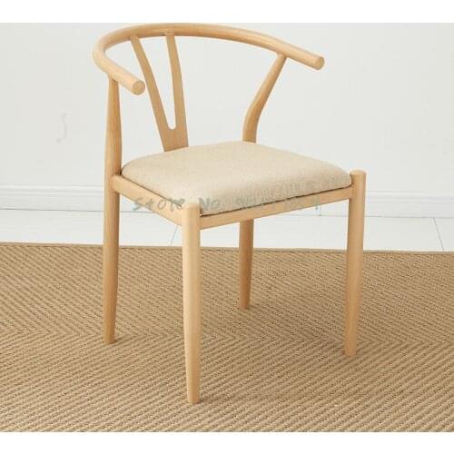 Iron Y-shaped Chair Backrest Taishi Chair Chinese Restaurant Table And Chair Home Imitation Solid Wood Tea Chair Nordic Simple C